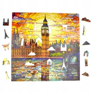 Puzzle - Puzzle Big Ben Mruu&Pruu 25 x 25 cm 150 elementów Układanka drewniana - miniaturka - grafika 1