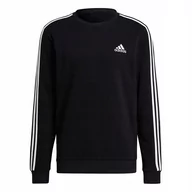 Bluzy męskie - Bluza męska adidas Essentials Sweatshirt czarna GK9106 2XL - miniaturka - grafika 1