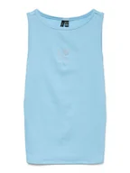 Koszulki i topy damskie - Vero Moda Top w kolorze błękitnym - miniaturka - grafika 1