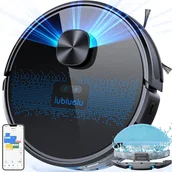 Roboty sprzątające - TEMU Lubluelu SL60D 3-w-1 Robot Odkurzający i Mopujący z Mapowaniem Laserowym, Kompatybilny z Alexa/Google Home, Aplikacja, Mocne ssanie 4000Pa, - miniaturka - grafika 1