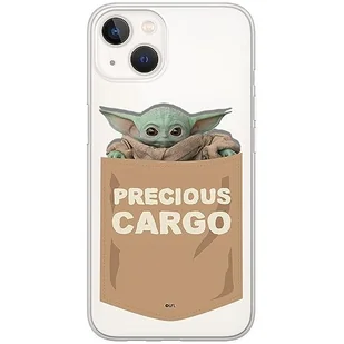 ERT GROUP etui na telefon Iphone 13 MINI, case oryginalny i oficjalnie licencjonowany przez Star Wars, wzór Baby Yoda 030, optymalnie dopasowane, plecki z TPU częściowo przeźroczyste - Etui i futerały do telefonów - miniaturka - grafika 1