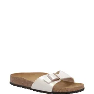 Klapki i japonki damskie - Birkenstock Klapki Madrid | z dodatkiem skóry - miniaturka - grafika 1