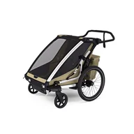 Wózki dziecięce - Wózek dziecięcy Thule Chariot Cross 2 double faded khaki - miniaturka - grafika 1
