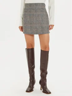 Tommy Hilfiger Spódnica mini WW0WW43471 Beżowy Regular Fit - Spódnice - miniaturka - grafika 1