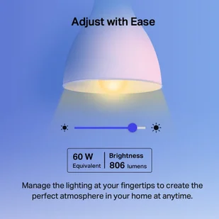 LED żarówka TP-LINK Tapo L530E, E27, 220-240V, 8.7W, 806lm, 6000k, RGB, 15000h, chytrá Wi-Fi žárovka, 2 kusy v balení - Latarki - miniaturka - grafika 2