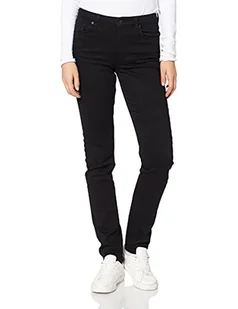 GANT Damskie spodnie sportowe Farla Super Stretch Jeans spodnie rekreacyjne, czarne, 27 - Spodnie damskie - miniaturka - grafika 1