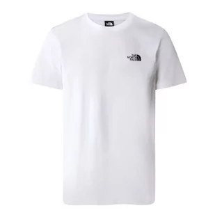 Koszulka The North Face Simple Dome 0A87NGFN41 - biała - Koszulki sportowe męskie - miniaturka - grafika 1