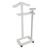 Wieszaki i stojaki - ARREDAMENTI ITALIA arreda menti Italia Pan sługa do sypialni antimo, drewno  kolor: biały "AR-IT Il CUORE del Legno" 18-N - miniaturka - grafika 1