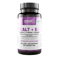 Witaminy i minerały - Human Protect NALT + B6 500mg 100vkaps. Poprawa Snu - miniaturka - grafika 1