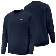 Bluzy męskie - Nike Sportswear męska bluza granatowa dresowa klasyczna BV2666-410 L - miniaturka - grafika 1