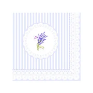 Folia, papier śniadaniowy, serwetki - Nuova R2S R2S Serwetki deserowe 20 szt 33cm R2S Napkins wrzosy 414 LAV - miniaturka - grafika 1