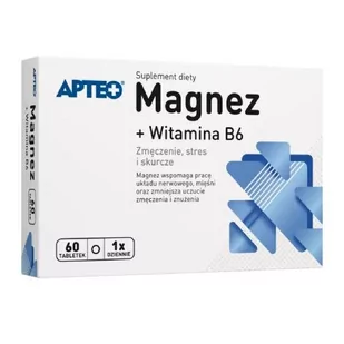 Synoptis Magnez + Wit.B6 APTEO 60 szt. - Witaminy i minerały - miniaturka - grafika 1