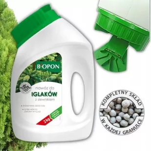 Biopon Do Iglaków Z Siewnikiem 2Kg - Nawozy ogrodnicze - miniaturka - grafika 1