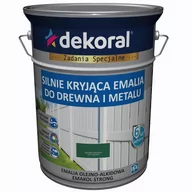 Emalie - Dekoral Emalia Ftalowa  Emakol Strong Zielony Soczysty Pojemność 5 L - miniaturka - grafika 1