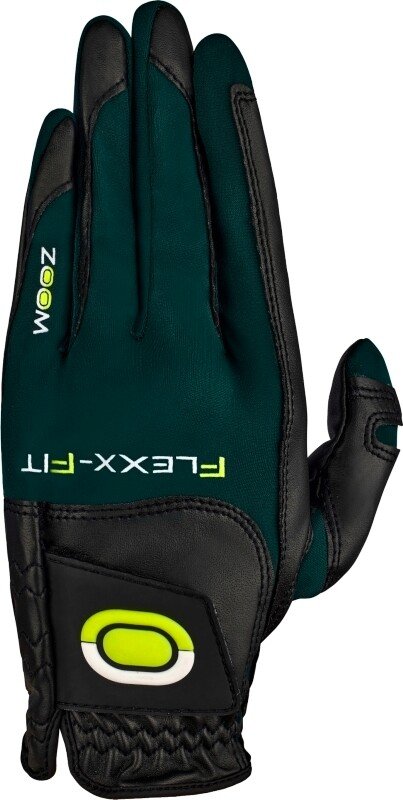 Rękawiczki golfowe Zoom Gloves Hybrid Golf Mens Black/Green/Lime Lewa ręka, Uniwersalny