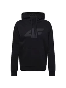 4F Bluza męska, Głęboki czarny, 3XL - Bluzy męskie - miniaturka - grafika 1