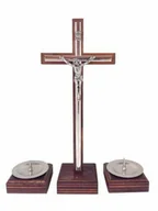 Dewocjonalia - Komplet kolędowy drewniany ze świecami - miniaturka - grafika 1