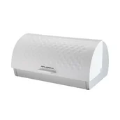 Chlebaki - Chlebak nierdzewny Trigo 39 x 28 x 18,5 cm biały - miniaturka - grafika 1