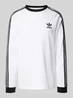 Koszulki męskie - Bluzka z długim rękawem, wyhaftowanym logo i okrągłym dekoltem - miniaturka - grafika 1