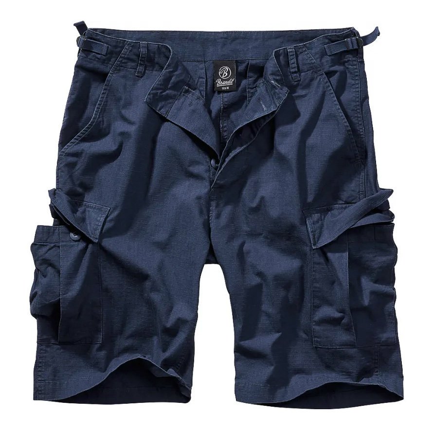 spodnie bojówki krótkie BDU RIPSTOP SHORTS - NAVY-M