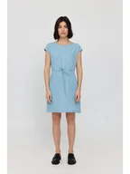 Sukienki - MAZINE Sukienka dżinsowa w kolorze błękitnym - miniaturka - grafika 1