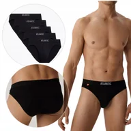 Majtki męskie - MAJTKI MĘSKIE slipy bawełniane sport 5BMP-094 5pak klasyczne Atlantic *S - miniaturka - grafika 1