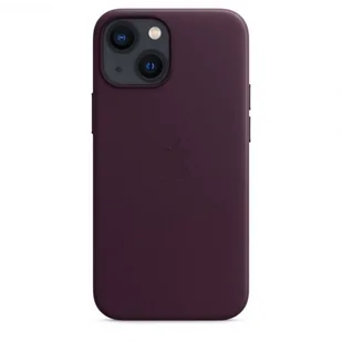 Apple Skórzane etui iPhone 13 mini ciemna wiśnia - Etui i futerały do telefonów - miniaturka - grafika 2