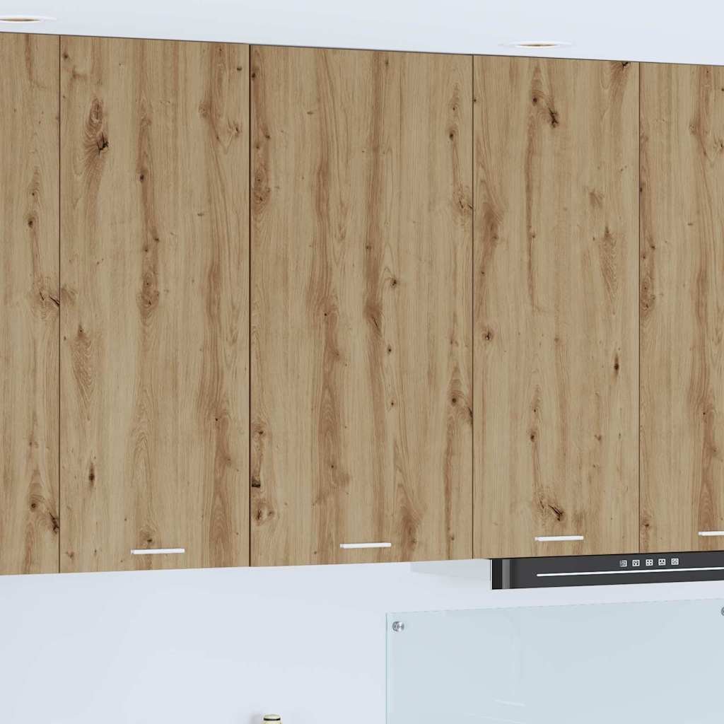 vidaXL vidaXL Szafka wisząca Dąb rzemieślniczy i biały 50 x 31 x 100 cm