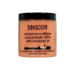 BingoSpa Koncentrat 100% cynamonowo-kofeinowy z olejkiem baobabu 250g - Balsamy i kremy do ciała - miniaturka - grafika 1