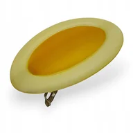 Ozdoby do włosów - Francuska Zapinka do włosów Automatyczna Żółta Spinka Klamra - miniaturka - grafika 1