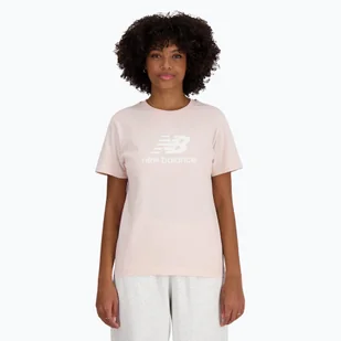 Koszulka damska New Balance Jersey Stacked Logo T-Shirt quartzpi - Koszulki i topy damskie - miniaturka - grafika 1