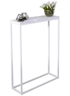 Konsole i sekretarzyki - Biała Konsola W Połysku A0-Z42 - miniaturka - grafika 1