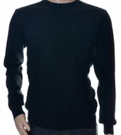 Swetry męskie - Strokers Klasyczny Sweter Męski Ze Wzorem Tłoczonym 2Xl Xxl Czarny - miniaturka - grafika 1