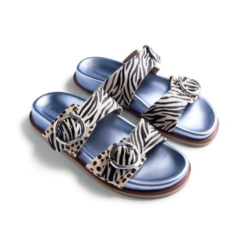 GIOSEPPO Damski pasek Carney T-Strap, niebieski, 4,5 UK