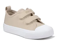 Buty dla dziewczynek - Trampki dziecięce beżowe Big Star TT374162 na rzepy tekstylne niskie-25 - miniaturka - grafika 1