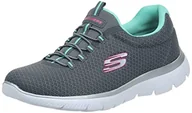Trampki damskie - Skechers Summits, Damskie trampki, Szary antracytowy Zielony, 39 EU - miniaturka - grafika 1