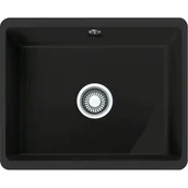 Zlewozmywaki - Franke Kubus KBK 110-40 czarny mat 126.0442.608 - miniaturka - grafika 1