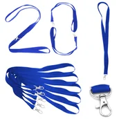 Identyfikatory - Smycz 20sztuk do identyfikatora 90cm karabińczyk - miniaturka - grafika 1