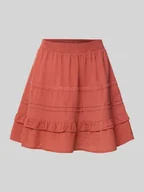 Spódnice - Spódnica mini o rozkloszowanym kroju z czystej bawełny model ‘PRETTY’ - miniaturka - grafika 1