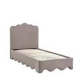 Łóżka dla dzieci i młodzieży - Orso 90 Beżowy Halmar Łóżko Tapicerowane Halmar - miniaturka - grafika 1