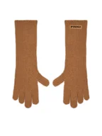 Rękawiczki - PINKO Rękawiczki Damskie PINKO-Grecia 105997 A2Z4 Brązowy - miniaturka - grafika 1