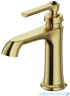 Omnires Armance bateria umywalkowa mosiądz szczotkowany AM5210BSB | - Baterie umywalkowe - miniaturka - grafika 1