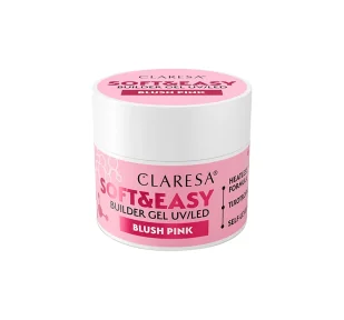 Claresa Soft & Easy żel budujący Blush Pink 12g - Żele do paznokci - miniaturka - grafika 1