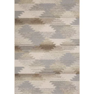 MULTI-DECOR Dywan zewnętrzny/wewnętrzny Kemet Romby szaro-beżowy 200 x 280 cm - Dywany zewnętrzne - miniaturka - grafika 1