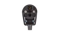 Gniazdka elektryczne - Schneider Electric Wtyczka z uziemieniem 16A WB-6 czarna WB605 WB605 - miniaturka - grafika 1