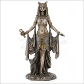 Figurki dekoracyjne - EGIPSKA BOGINI OCHRONY BASTET VERONESE WU77608A4 - miniaturka - grafika 1