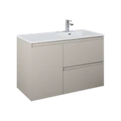 Szafki łazienkowe - ELITA SPLIT 100 (60 2S P + KOSZ CARGO L) FUME MATT PDW  SZAFKA PODWIESZANA PODUMYWALKOWA 169009 - miniaturka - grafika 1