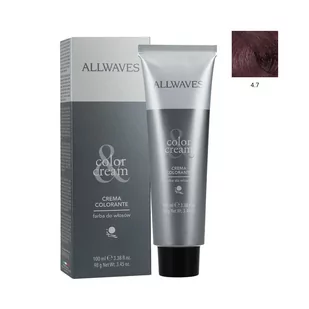 ALLWAVES Farba do włosów 4.7 Fioletowy Średni Kasztan 100 ml - Farby do włosów i szampony koloryzujące - miniaturka - grafika 2