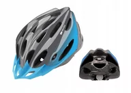 Kaski rowerowe - Kask rowerowy B-SKIN REGULAR L szaro-niebieski - miniaturka - grafika 1