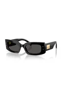 Okulary przeciwsłoneczne - Dolce & Gabbana okulary przeciwsłoneczne damskie kolor czarny 0DG4479 - miniaturka - grafika 1